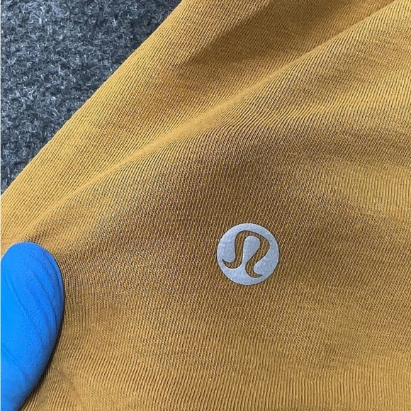 Lululemon Squad Goals Tank Size 8 Cotton SDBR Spiced Bronze Golden Yellow Brown - Picture 3 of 6